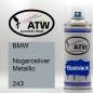 Preview: BMW, Nogarosilver Metallic, 243: 400ml Sprühdose, von ATW Autoteile West.